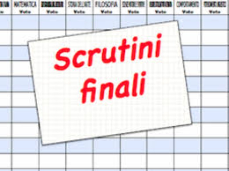 Scuola Secondaria di I grado: Scrutini finali in modalità online -calendario